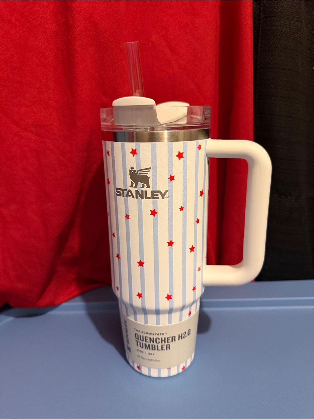 Stanley 30oz Stainless Steel Tumbler - Blue Starry Stripes